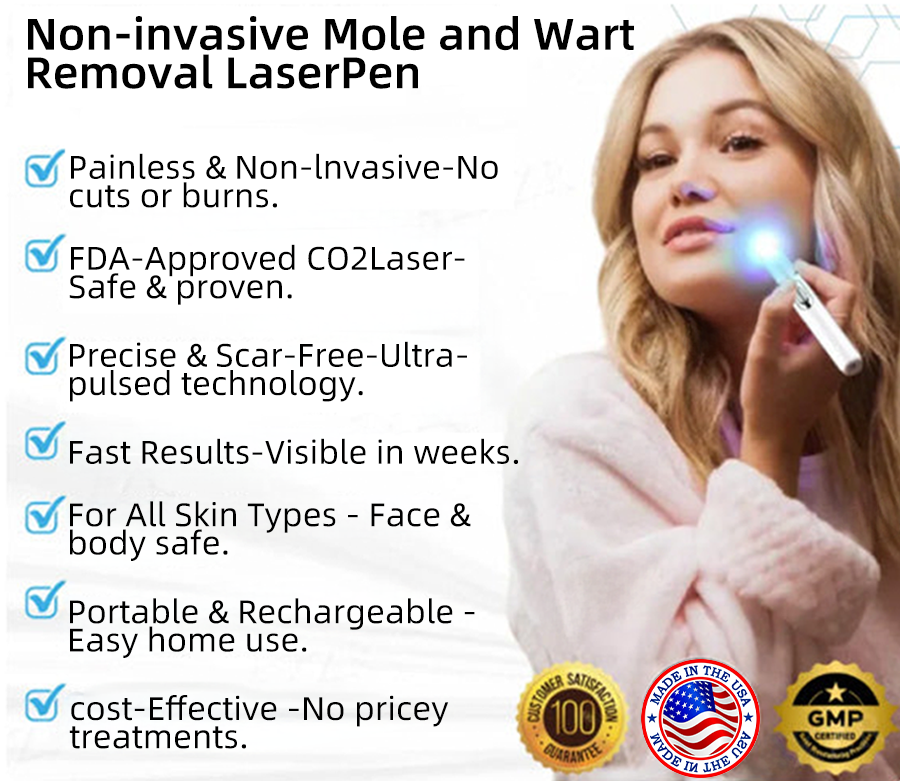 Clinically Reviewed by Mayo Clinic Experts: 👩⚕️𝑲i𝒅sn𝒆𝒆𝒅® 𝑵on-i𝒏va𝒔𝒊ve 𝑴o𝒍e an𝒅 𝑾ar𝒕 𝑹emo𝒗𝒂𝒍 𝑳ase𝒓 𝑷en 𝑷roma𝒙 (Fast and painless removal of warts, moles, age spots, and skin tags — completely without side effects.)✈️