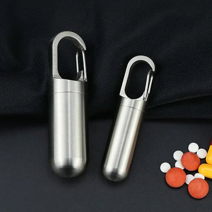 2024-Moisture-proof and Waterproof Stainless Steel Sealed Storage Bottle